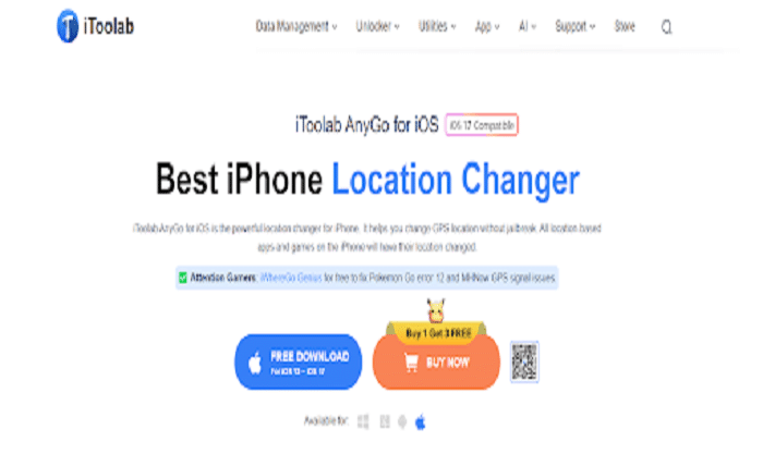 change/spoof GPS location on iphone 2024