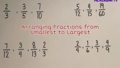 Ascending Order in Fractions